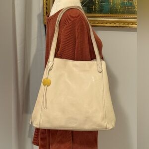 Margot New York Marcy Tote leather shoulder bag purse
